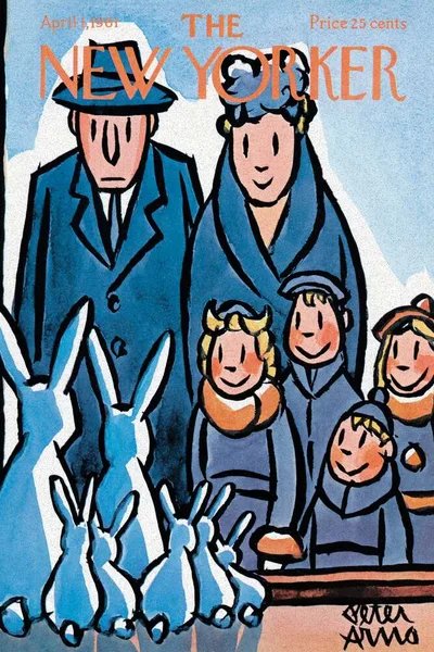 Постер с обложкой The New Yorker 01.04.1961