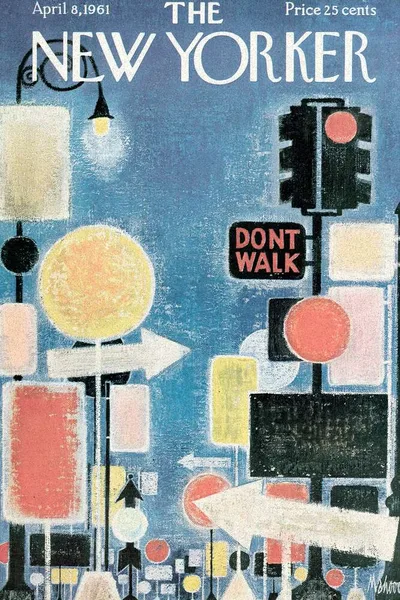 Постер с обложкой The New Yorker 08.04.1961