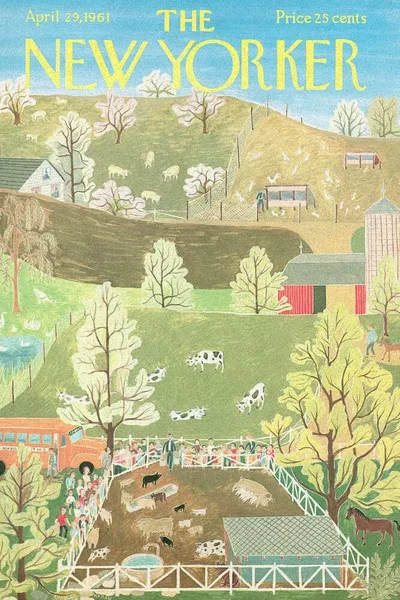 Постер с обложкой The New Yorker 29.04.1961