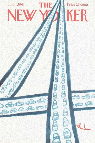 Постер с обложкой The New Yorker 01.07.1961