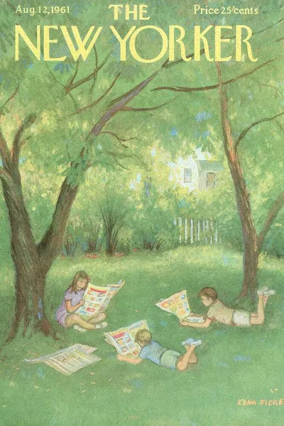 Постер с обложкой The New Yorker 12.08.1961
