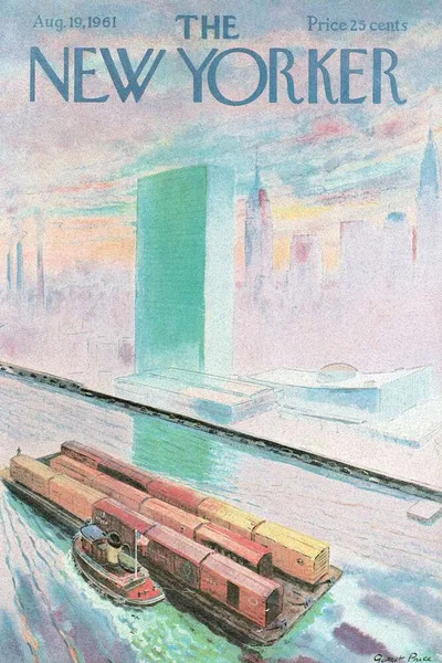Постер с обложкой The New Yorker 19.08.1961