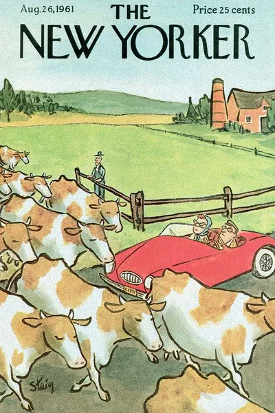 Постер с обложкой The New Yorker 26.08.1961
