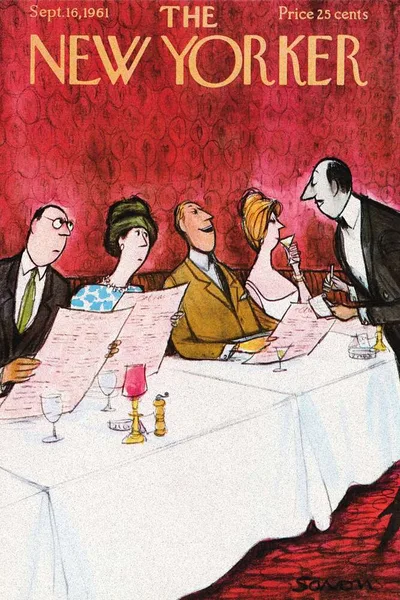 Постер с обложкой The New Yorker 16.09.1961