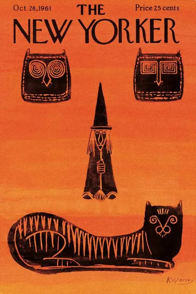 Постер с обложкой The New Yorker 28.10.1961