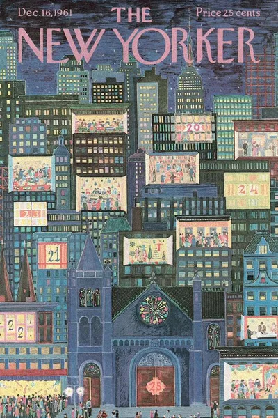 Постер с обложкой The New Yorker 16.12.1961