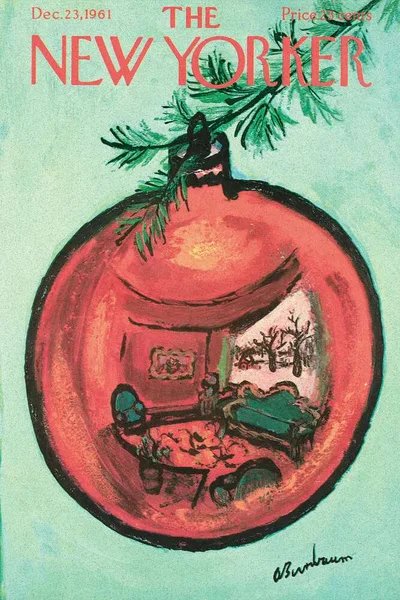 Постер с обложкой The New Yorker 23.12.1961