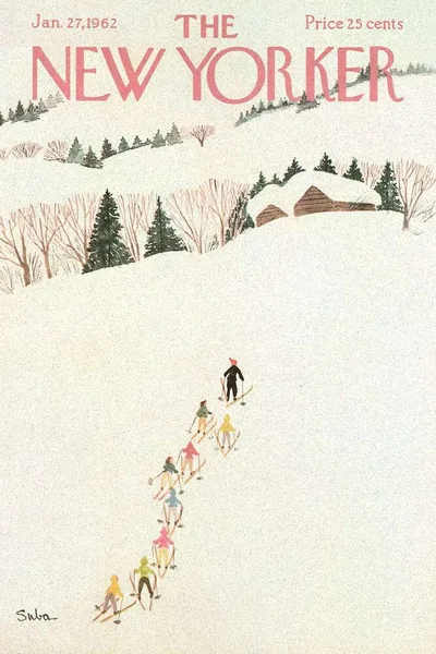 Постер с обложкой The New Yorker 27.01.1962