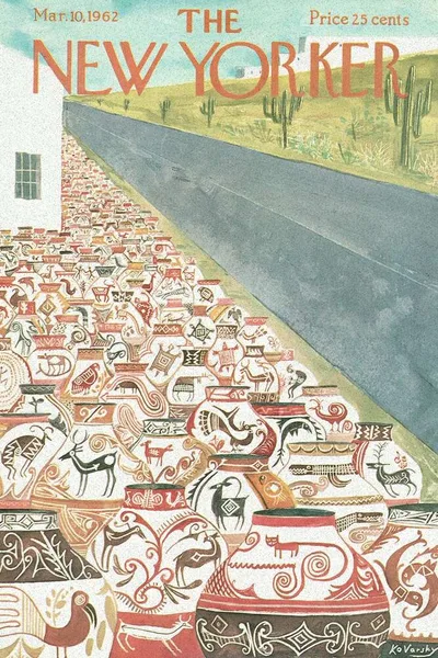 Постер с обложкой The New Yorker 10.03.1962