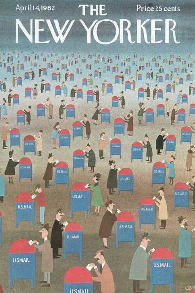 Постер с обложкой The New Yorker 14.04.1962