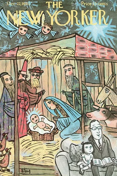 Постер с обложкой The New Yorker 22.12.1962