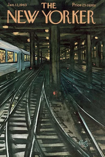 Постер с обложкой The New Yorker 12.01.1963