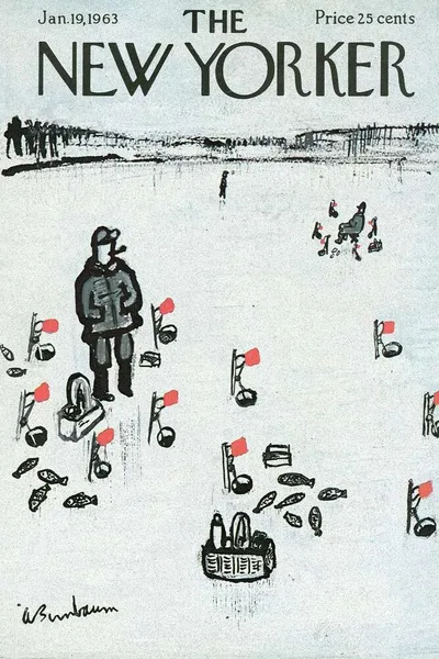 Постер с обложкой The New Yorker 19.01.1963