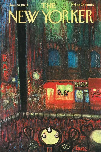 Постер с обложкой The New Yorker 26.01.1963