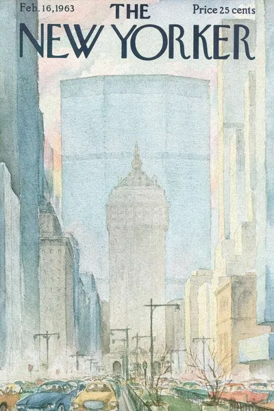 Постер с обложкой The New Yorker 16.02.1963
