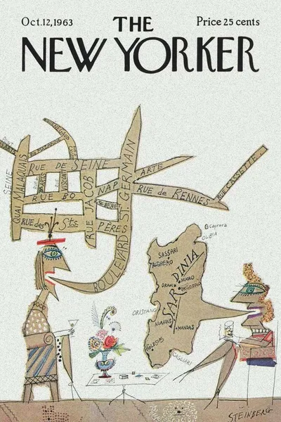 Постер с обложкой The New Yorker 12.10.1963