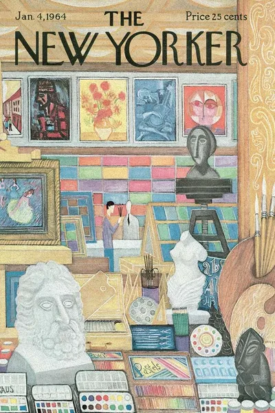 Постер с обложкой The New Yorker 04.01.1964