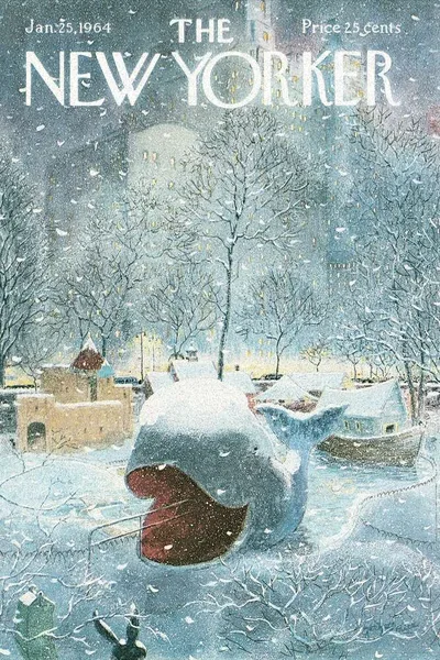Постер с обложкой The New Yorker 25.01.1964