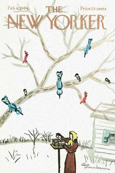 Постер с обложкой The New Yorker 08.02.1964