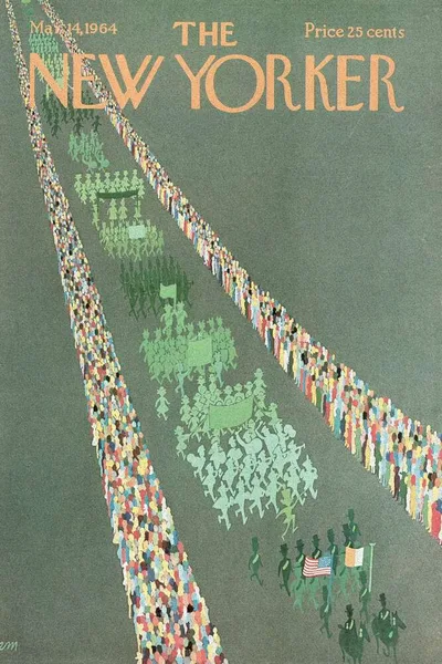 Постер с обложкой The New Yorker 14.03.1964
