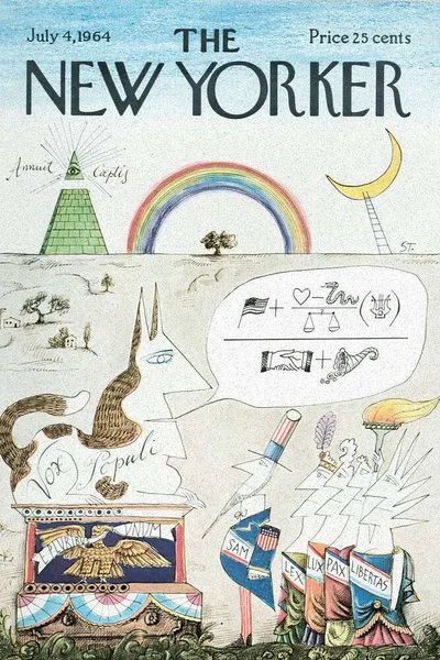 Постер с обложкой The New Yorker 04.07.1964