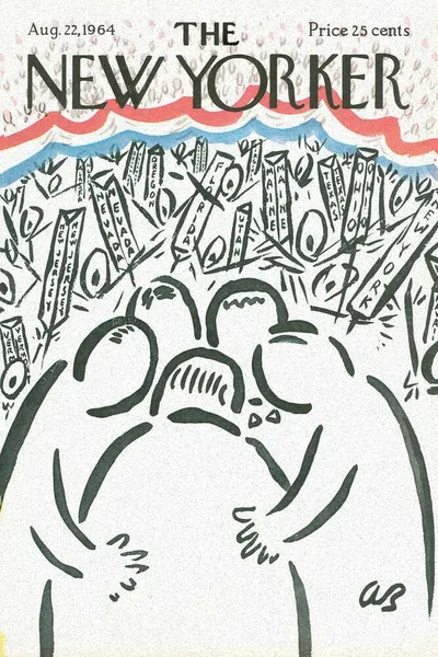 Постер с обложкой The New Yorker 22.08.1964