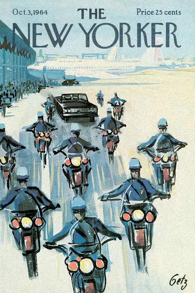 Постер с обложкой The New Yorker 03.10.1964