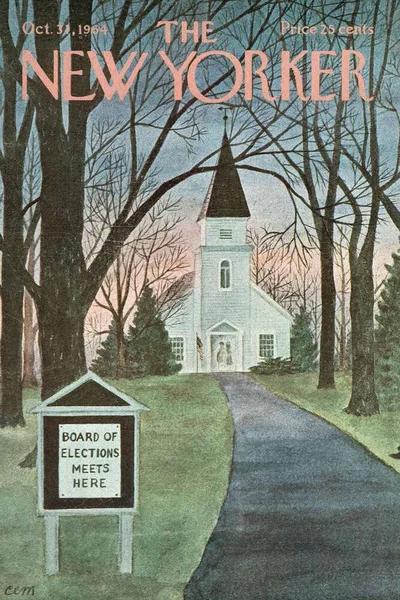Постер с обложкой The New Yorker 31.10.1964