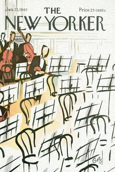 Постер с обложкой The New Yorker 23.01.1965
