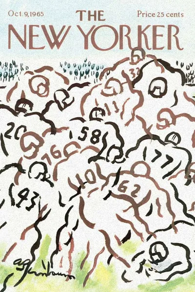 Постер с обложкой The New Yorker 09.10.1965