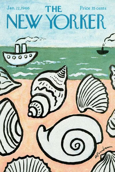 Постер с обложкой The New Yorker 22.01.1966