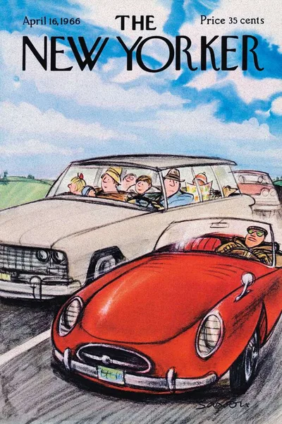 Постер с обложкой The New Yorker 16.04.1966