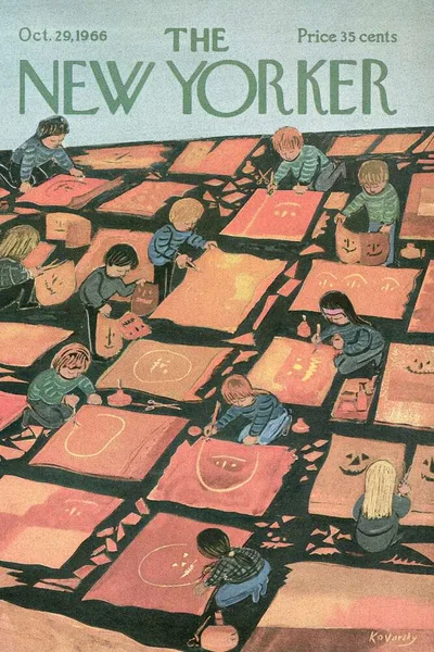 Постер с обложкой The New Yorker 29.10.1966