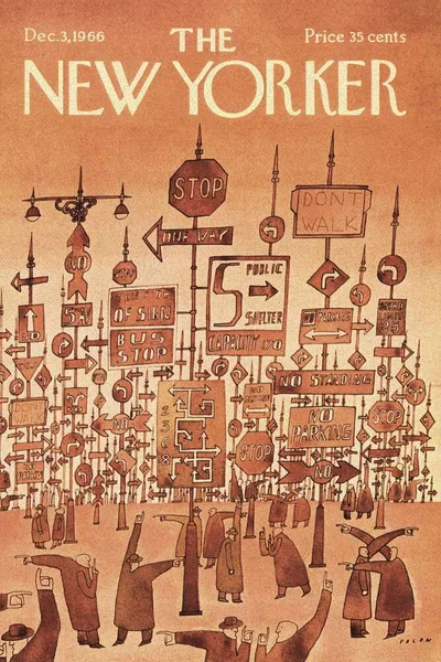 Постер с обложкой The New Yorker 03.12.1966