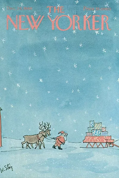 Постер с обложкой The New Yorker 24.12.1966