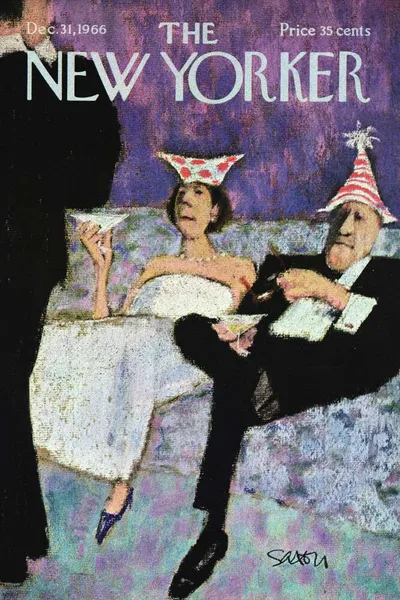 Постер с обложкой The New Yorker 31.12.1966
