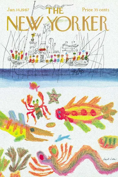 Постер с обложкой The New Yorker 14.01.1967