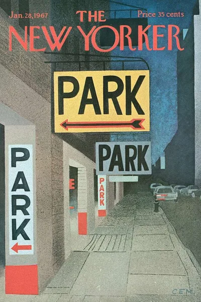 Постер с обложкой The New Yorker 28.01.1967