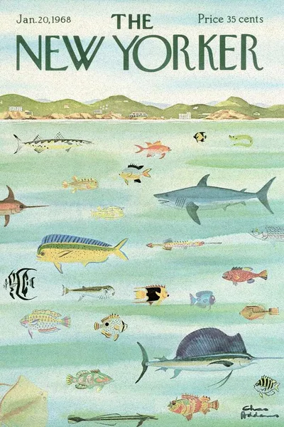 Постер с обложкой The New Yorker 20.01.1968