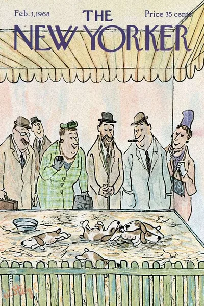 Постер с обложкой The New Yorker 03.02.1968