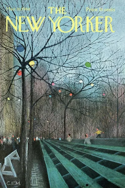 Постер с обложкой The New Yorker 16.03.1968