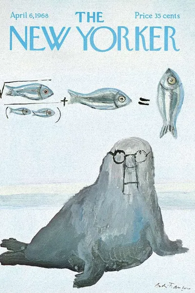 Постер с обложкой The New Yorker 06.04.1968