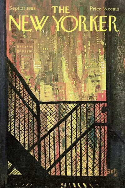 Постер с обложкой The New Yorker 21.09.1968