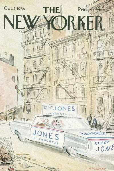 Постер с обложкой The New Yorker 05.10.1968