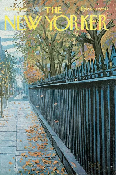 Постер с обложкой The New Yorker 19.10.1968