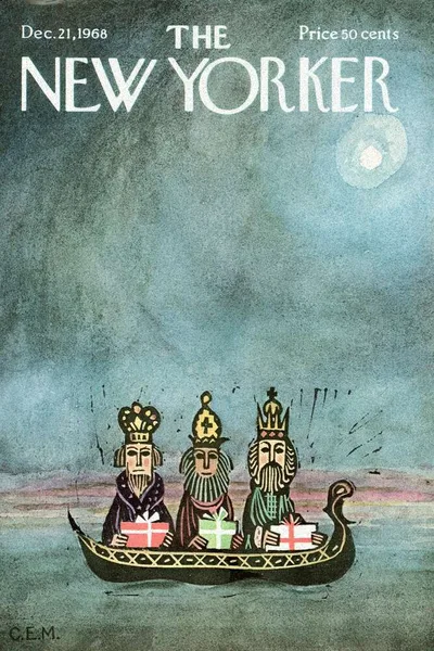 Постер с обложкой The New Yorker 21.12.1968