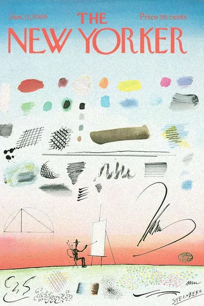 Постер с обложкой The New Yorker 11.01.1969