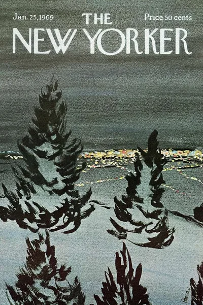 Постер с обложкой The New Yorker 25.01.1969