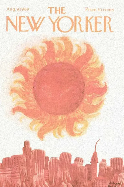 Постер с обложкой The New Yorker 09.08.1969