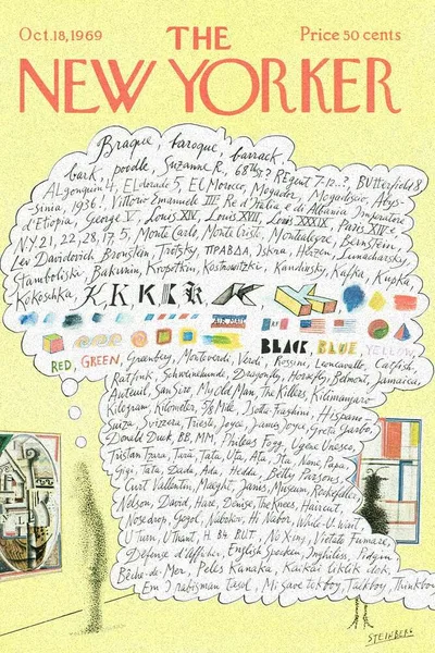 Постер с обложкой The New Yorker 18.10.1969
